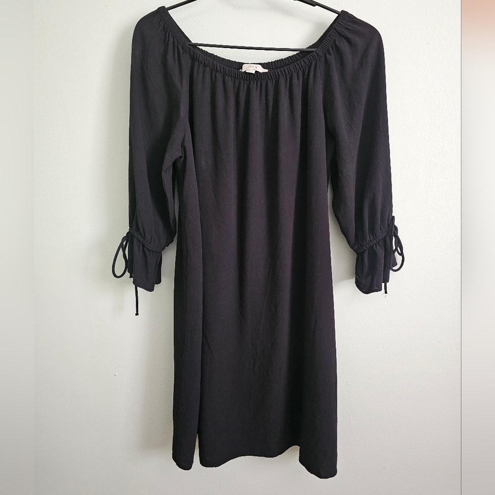 Loft Black Boho Dress, XSmall